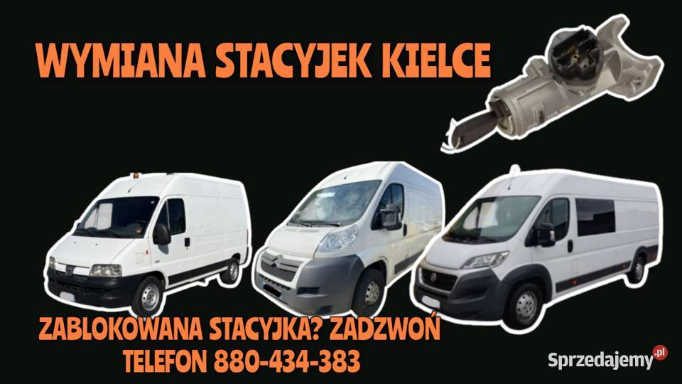 Wymiana stacyjki kielce fiat citroen peugeot