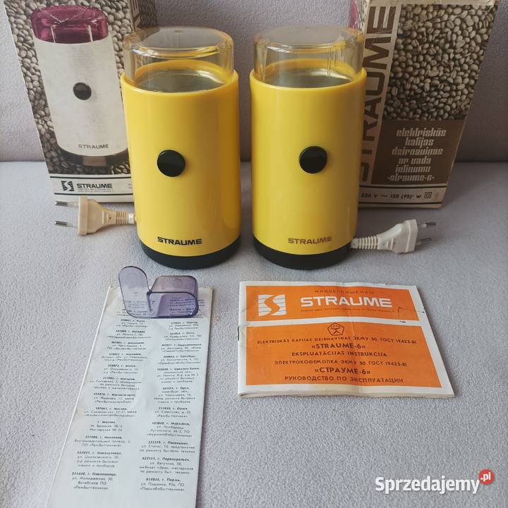 Elektryczne udarowe młynki do kawy Straume z Stronie Śląskie