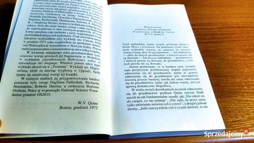 Korzenie ontologii wykłady im Paula Carusa Gdańsk sprzedam