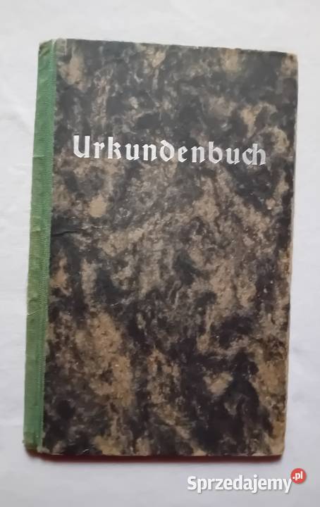 Urkundenbuch książka meldunkowa Strasburg Wpr Koźminek