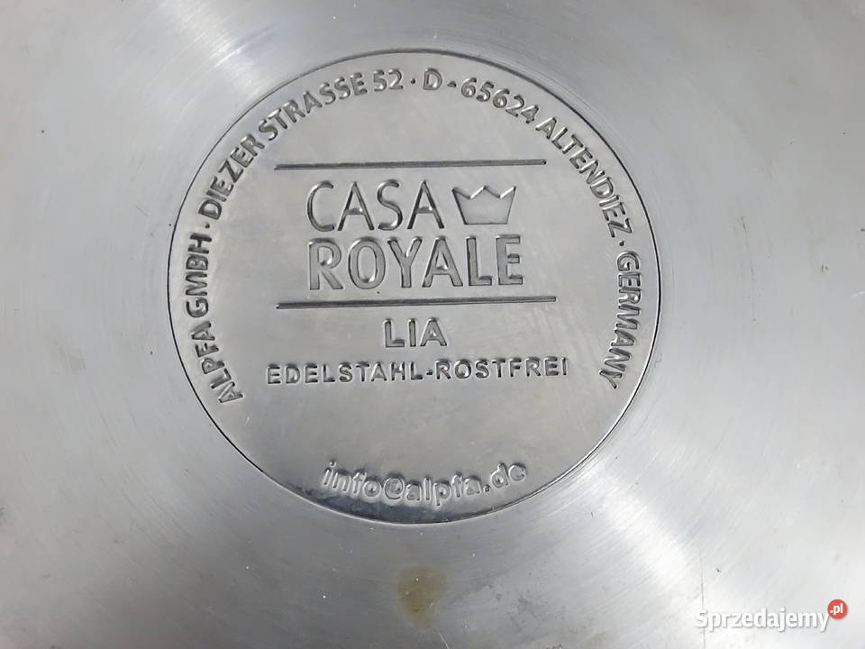 Mały Garnek na Indukcję i Gaz ze Stali lubelskie Biłgoraj