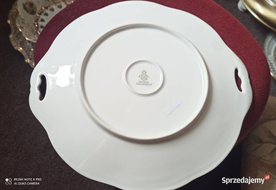 Piękna Patera P T Tirschenreuth Bavaria Porcelana i szkło Gdańsk