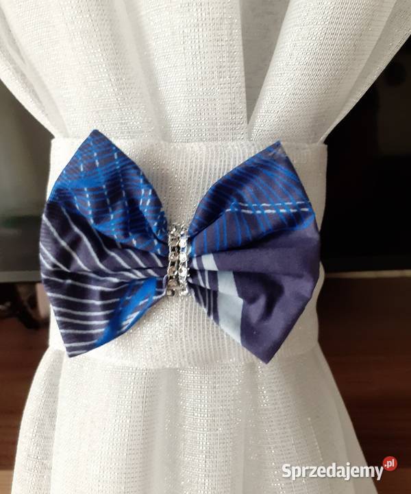 Firany granatowy liść miłorzębu Mława