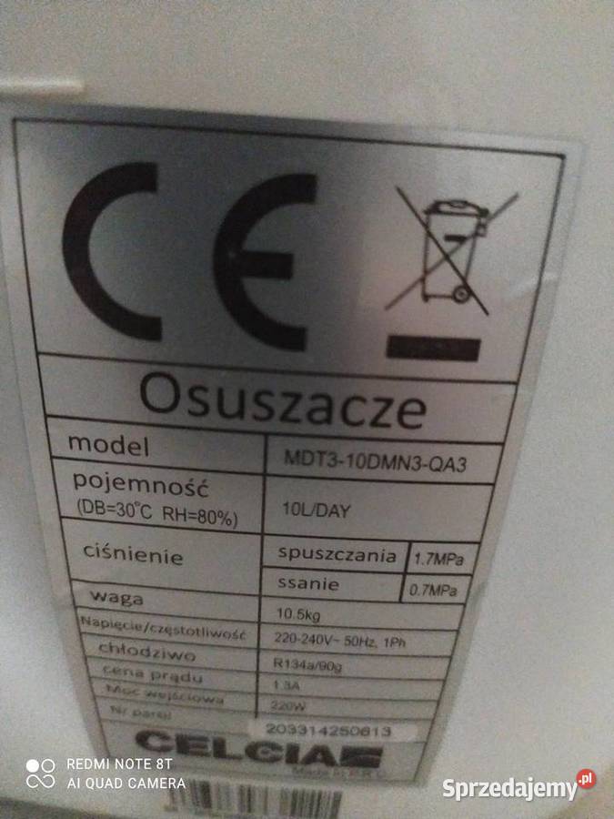 Osuszacz powietrza AGD drobne