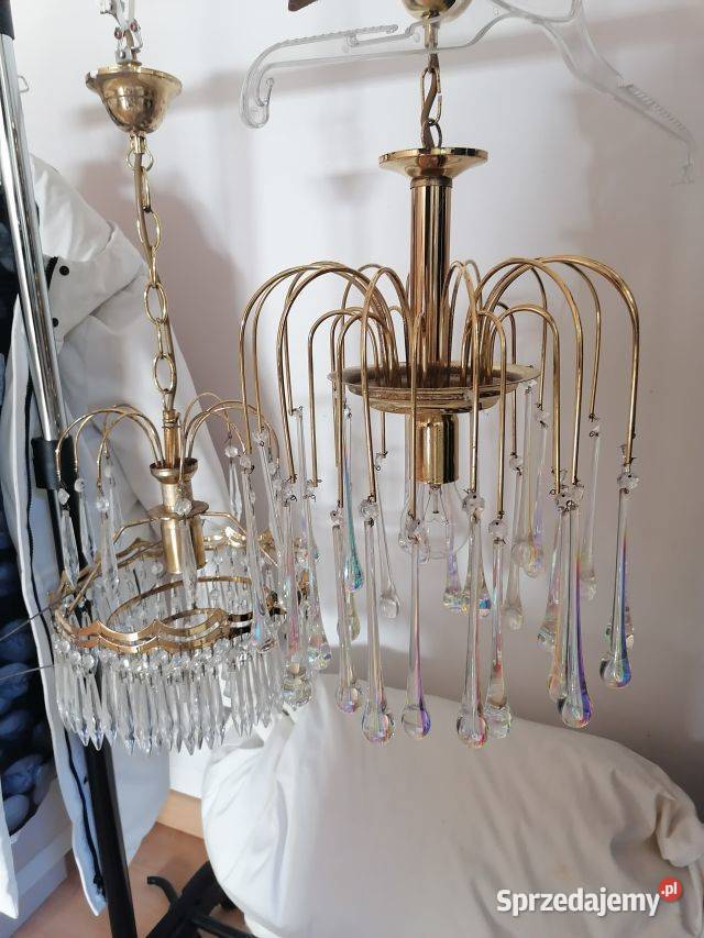 Zyrandol włoski art deco lata 70 te Tarnów sprzedam