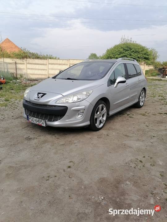 Peugeot 308SW 20 hdi automat do poprawek asystent pasa ruchu Wilkowo Polskie