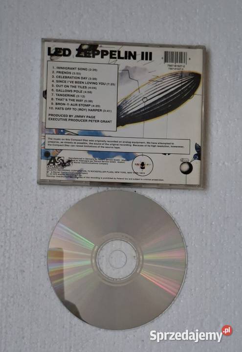 Led Zeppelin III CD Warszawa