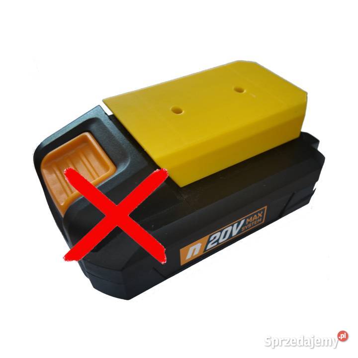 Uchwyt wieszak na akumulator Niteo 20V system Łódź