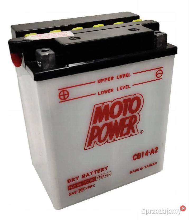 Akumulator motocyklowy MotoPower CB14A2 YB14A2 Wrocław