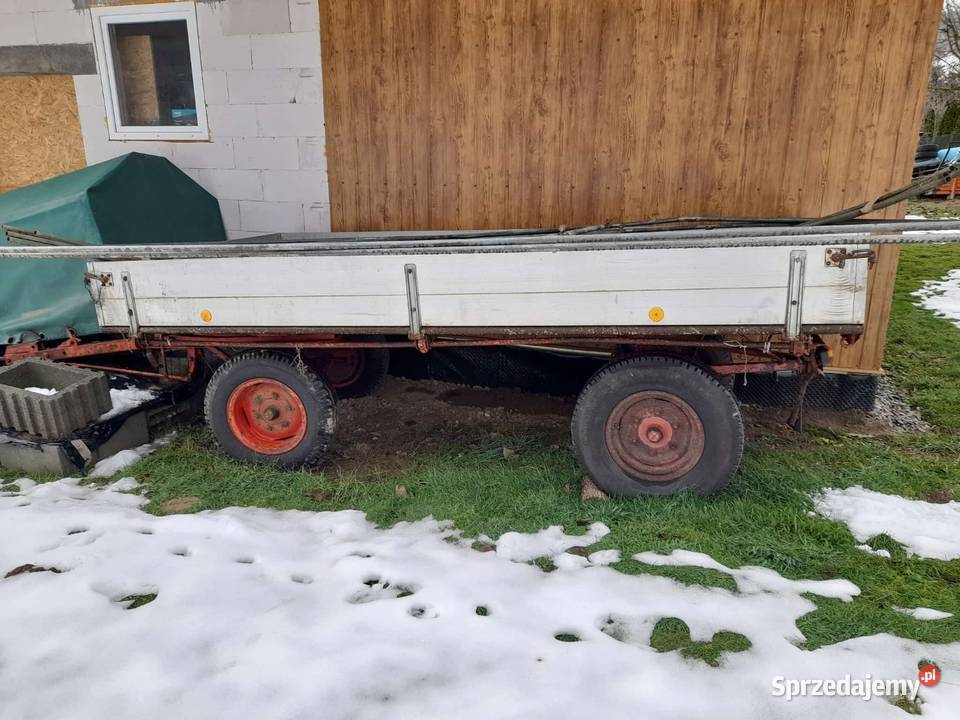 Przyczepa rolnicza z niemiec nieuszkodzony Liskowate