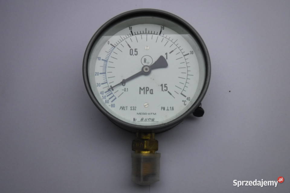 Manometr typ MW100R16R22 Ciśnieniomierz Mera KFM Otwock
