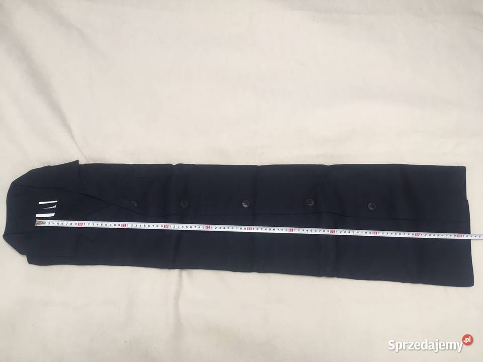 Fartuch roboczy czarny Nowy Bawełna L laborki Kołobrzeg