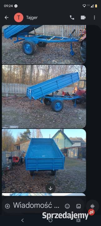 Przyczepa nieuszkodzony Przyłogi