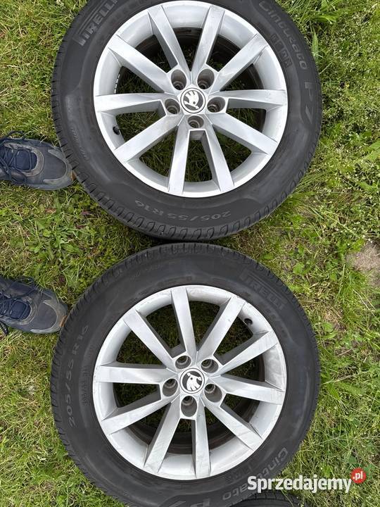 Felgi aluminiowe 16 5x100 z oponami letnimi mazowieckie Odechów