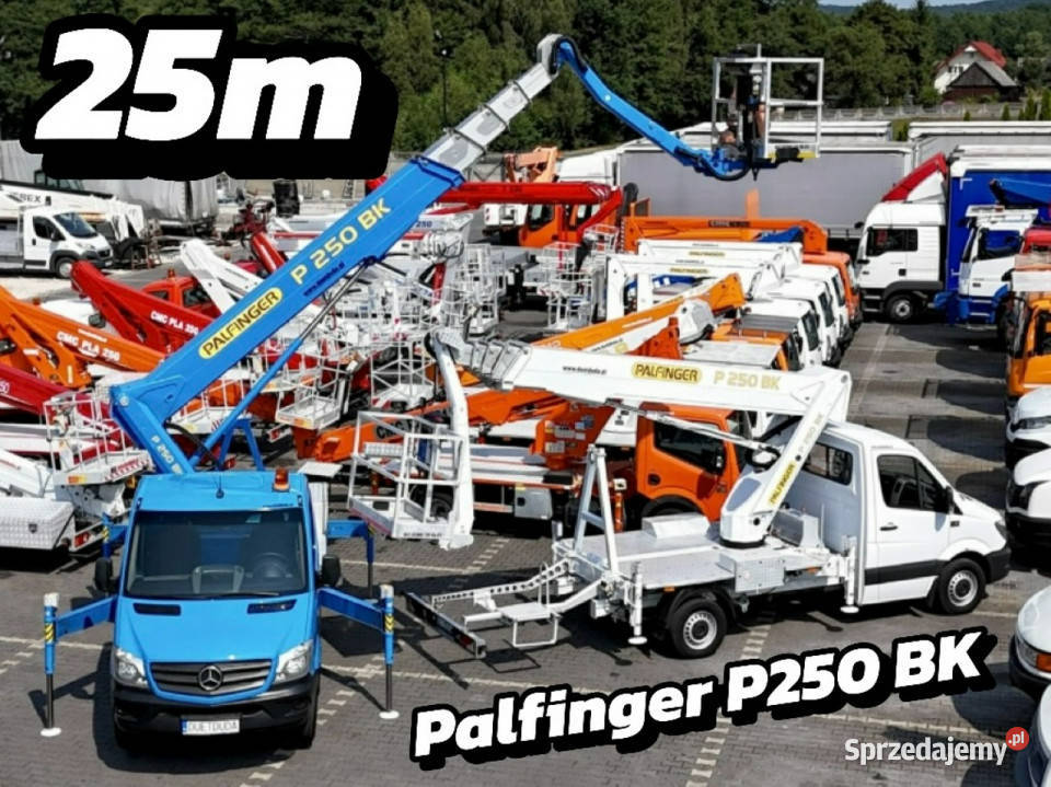 Mercedes Sprinter Podnośnik Koszowy 25m Widełki