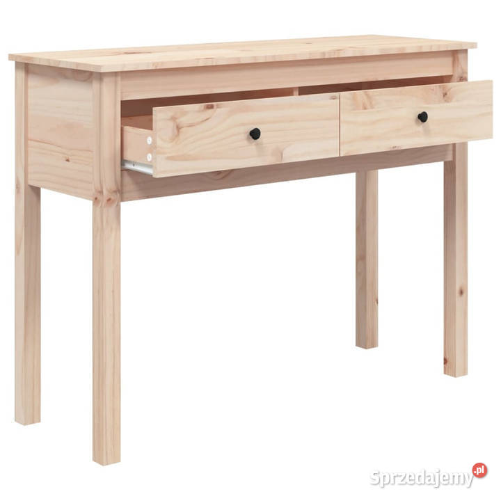 Stolik konsolowy 100x35x75 lite drewno sosnowe Warszawa