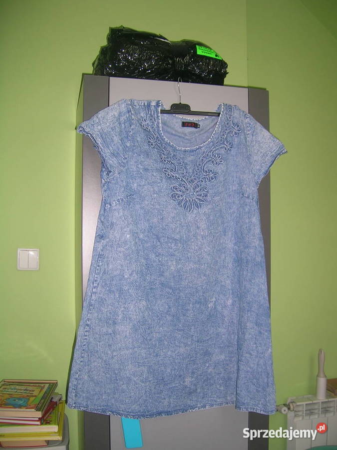 Sukienka dźins XL Rozmiar 42(XL) podkarpackie Czarna