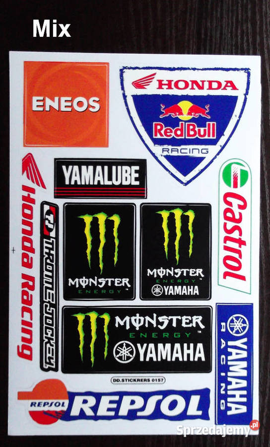 Naklejki Monster Energy Rockstar Red Bull Zgorzelec