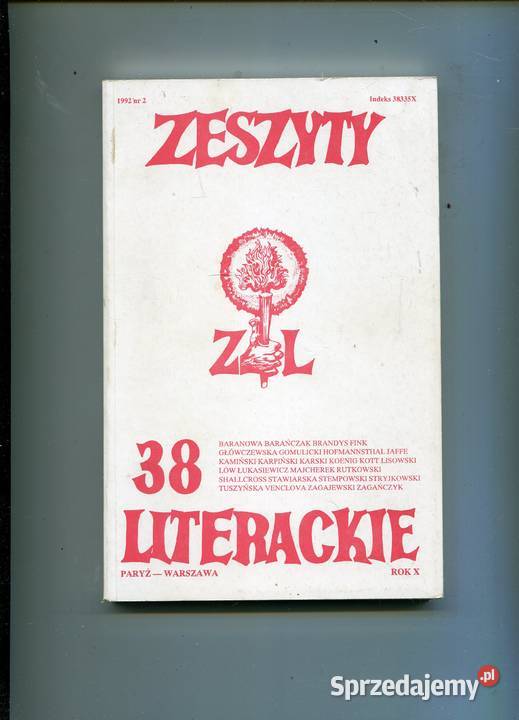 Zeszyty Literackie 38 X zachodniopomorskie Szczecin