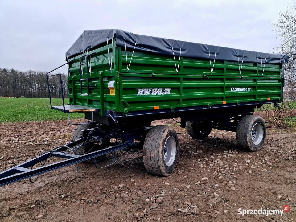 Przyczepa HL8011 wywrot trzy stronny Ifa Maszyny rolnicze Piotrkówek sprzedam