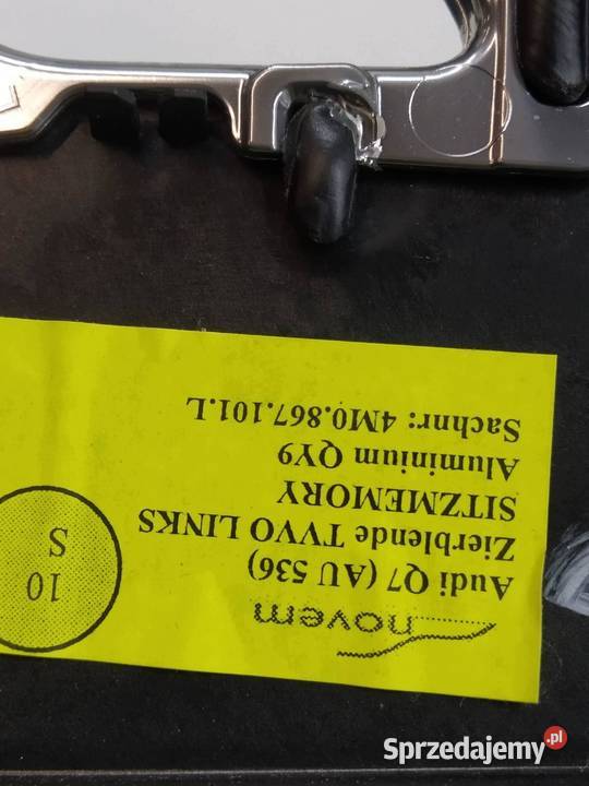 DEKOR LISTWA OZDOBNA LEWY PRZÓD 4M 4M0867101L Rok produkcji 2017