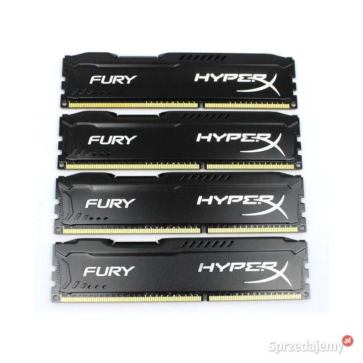 32 GB RAM 4x8GB Kingston Fury HyperX DDR3 Komputery i Akcesoria Jelenia Góra