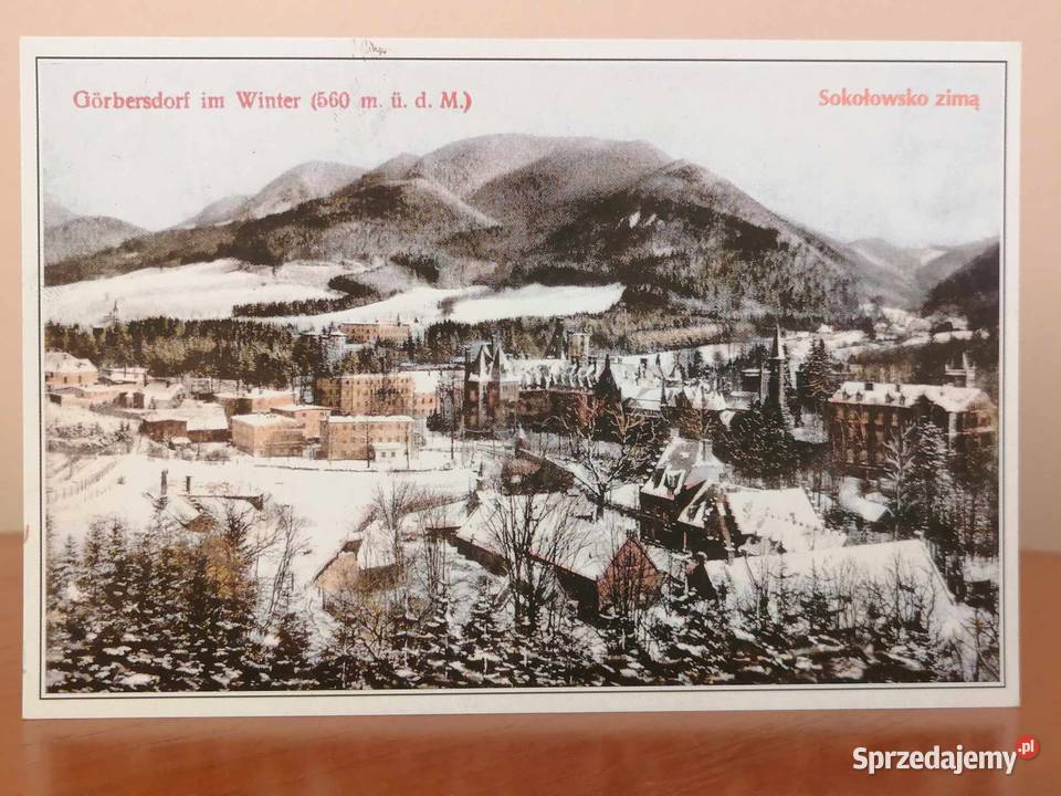 Gorbersdorf Sokołowsko Pocztówka Reprodukcja z dolnośląskie Wałbrzych
