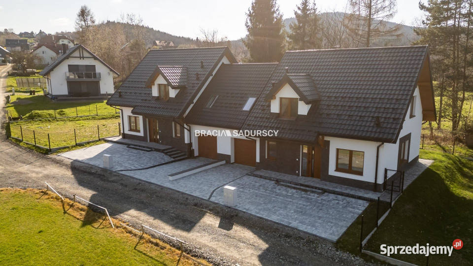 Dom bliźniak 160m2 Myślenice Tarnówka małopolskie sprzedam