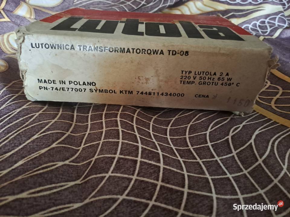 lutownica Lutola 65 w z Prl Osięciny