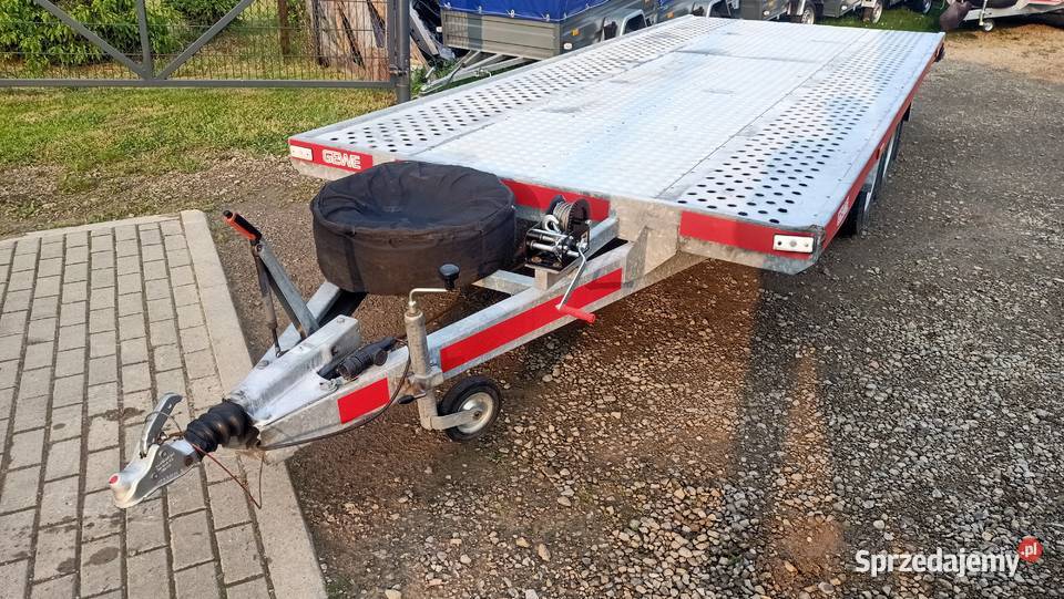 Przyczepa laweta GEWE 51x21 płaska 2700DMC