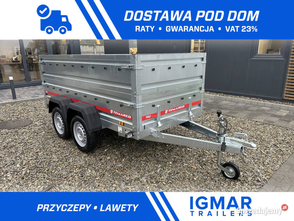 Przyczepa samochodowa TEMARED PRO 26122 DMC 750