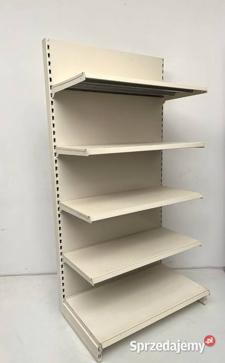 Regał sklepowy metalowy przyścienny magazynowy