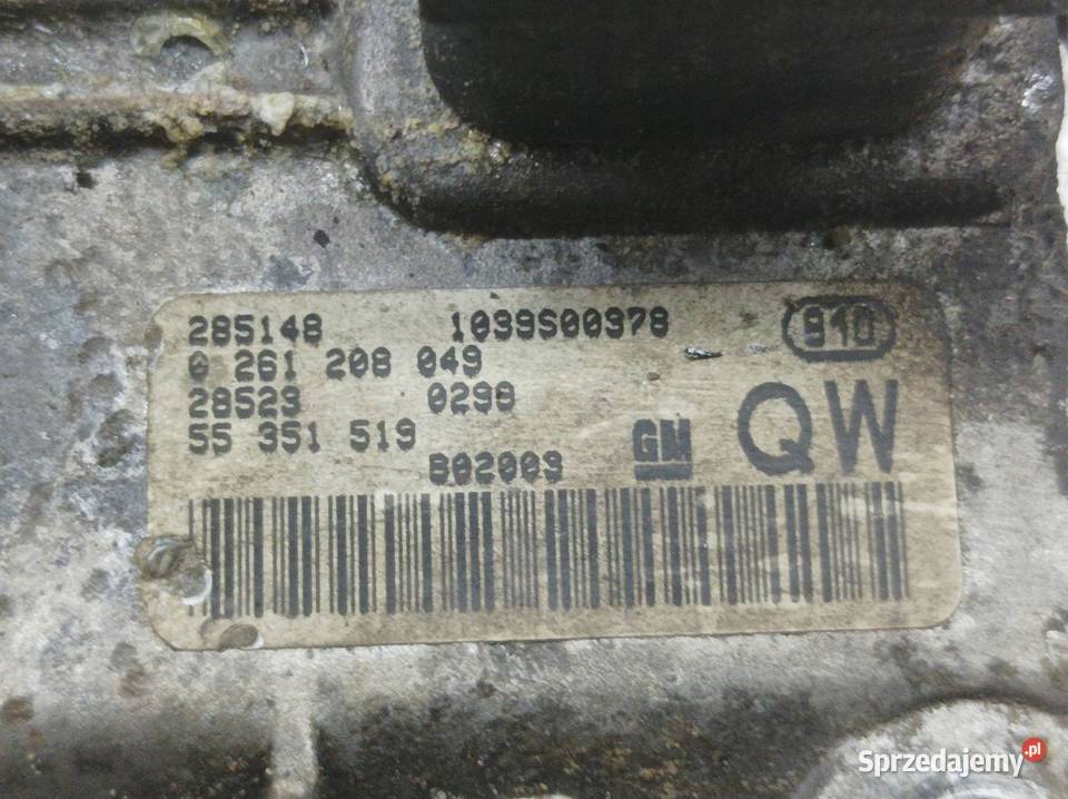 STEROWNIK SILNIKA 0261208049 55351519 32 B 210 osobowe świętokrzyskie