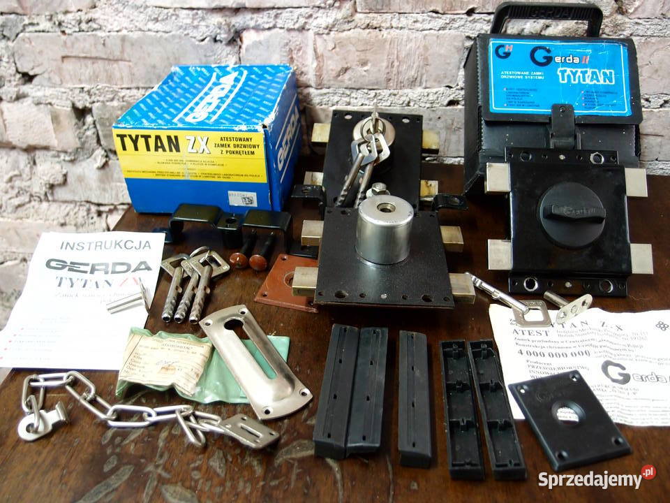 Zamki Omega Fana Gerda Tytan ZX Yeti MetalPlast Łódź