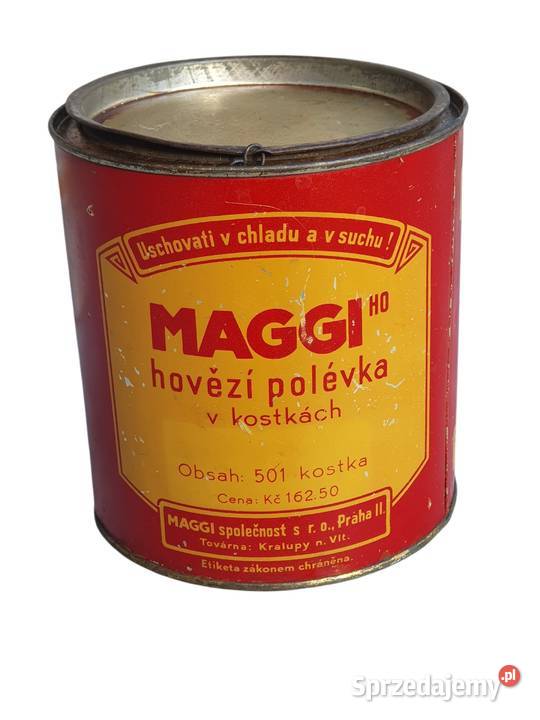 Stara przedwojenna Czechosłowacka puszka MAGGI Cieszyn sprzedam