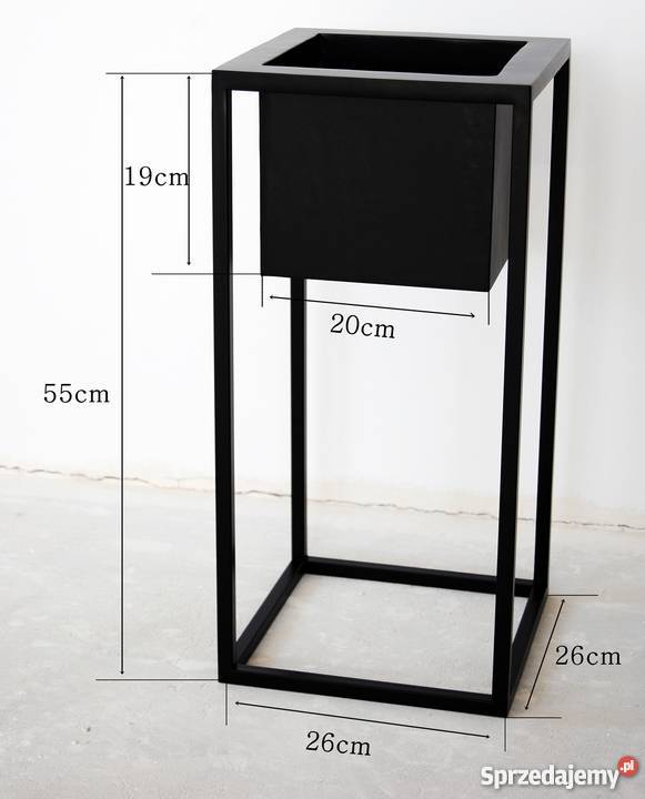 industrialna donica na kwiaty Loft lubelskie Lublin