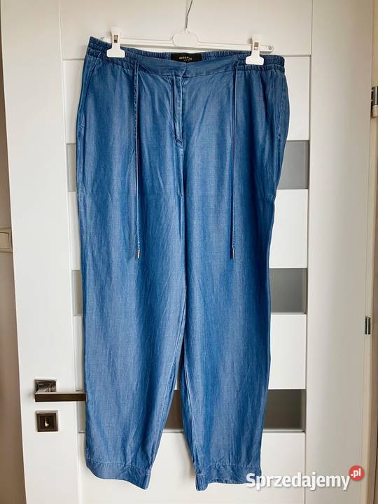 Nowe lekkie spodnie Reserved wiskoza jeans XL Rozmiar 42(XL) Nisko
