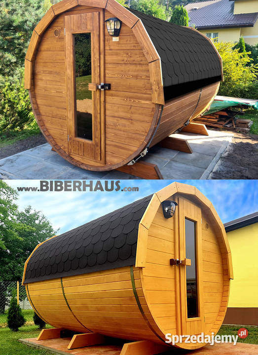 SAUNA Ogrodowa 300 OKNO 100 PRZEBIERALNIA Beczka Baseny, balie i sauny Nowy Targ sprzedam