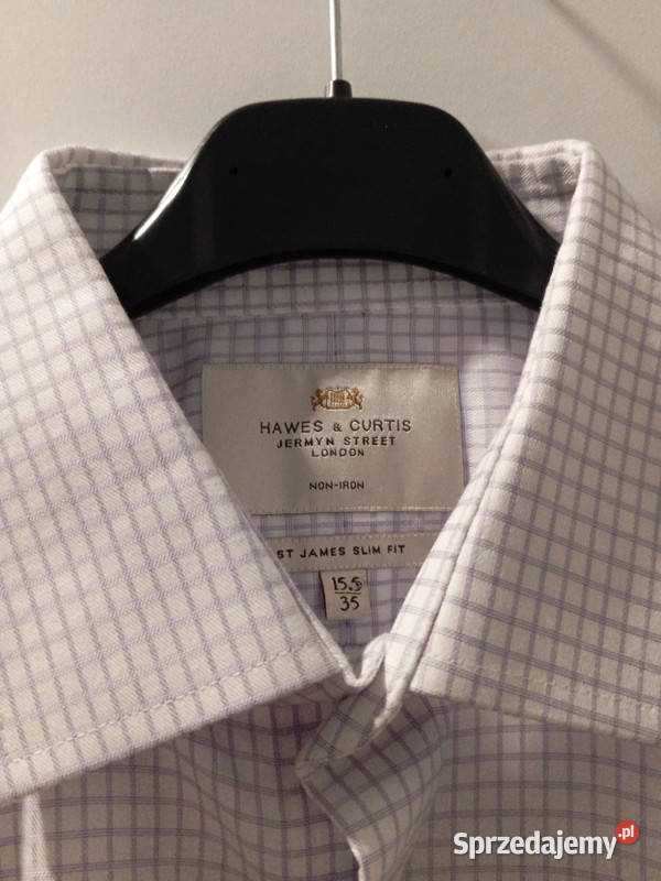 Koszula Męska Bawełna L Kratka Nowa Hawes Curtis Bydgoszcz