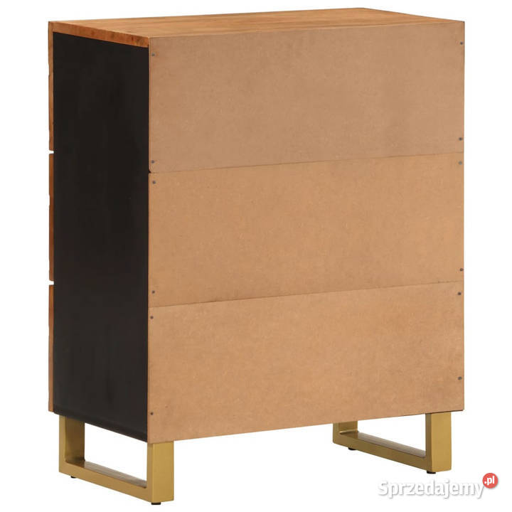 Szafka brązowoczarna 60x335x75 lite drewno mango mazowieckie Warszawa