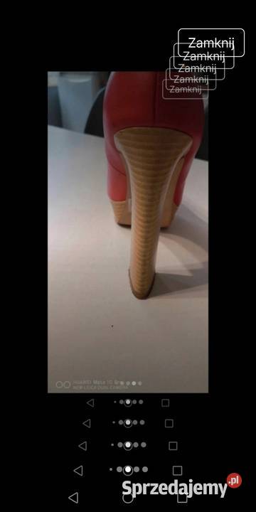 Buty na obcasie różowy Moszczenica