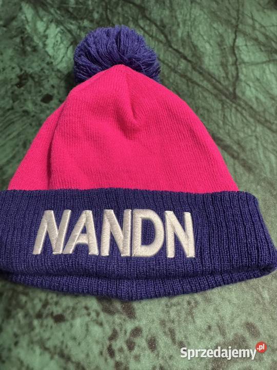 Czapka zimowa z pomponem unisex kolorowa beanie Nakrycia głowy Częstochowa