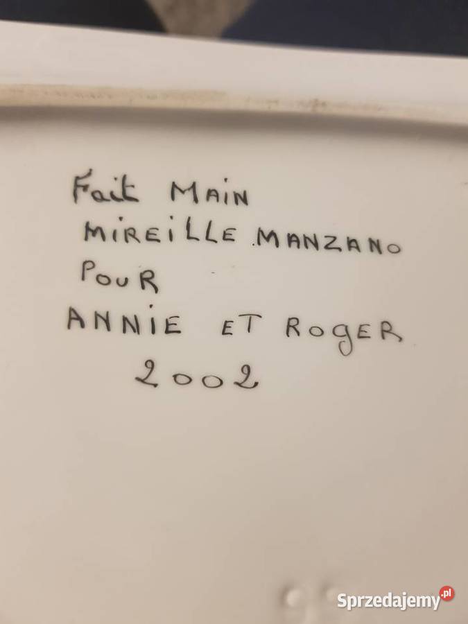 Popielnica porcelanowa Wola Podłężna