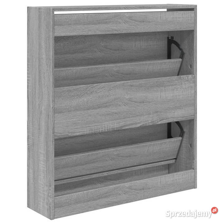 Szafka na buty szary dąb sonoma 80x21x875 Szafki
