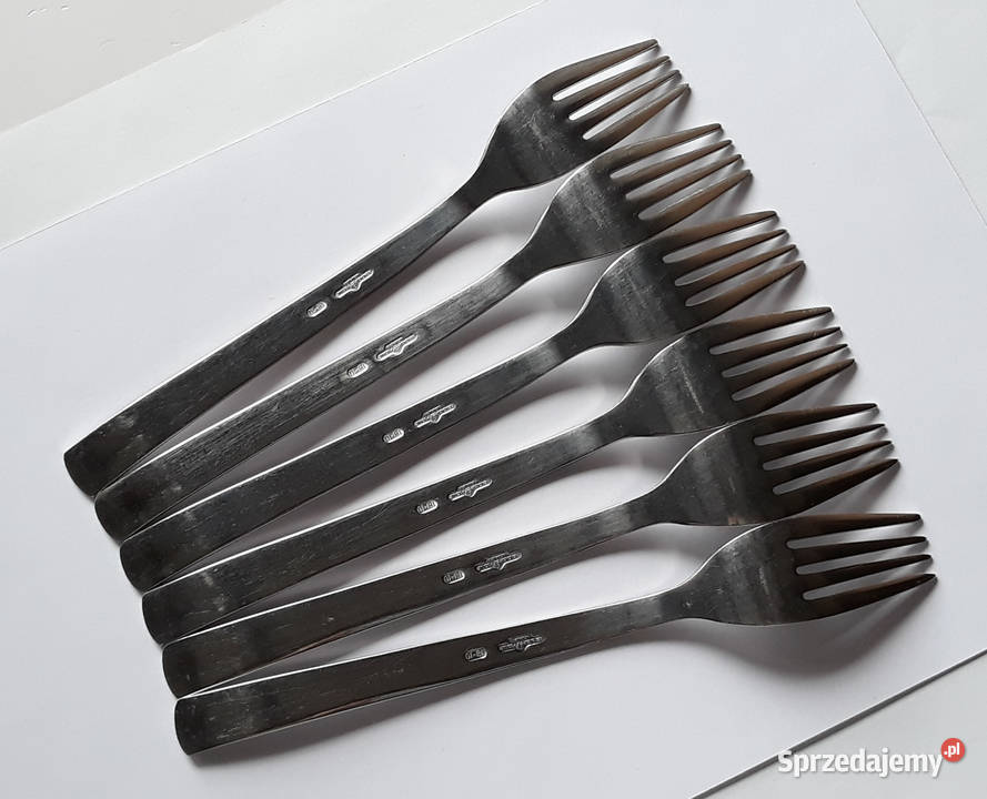 Widelce obiadowe 1 CAVALIER Gerlach sztućce PRL Dąbrowa Górnicza sprzedam