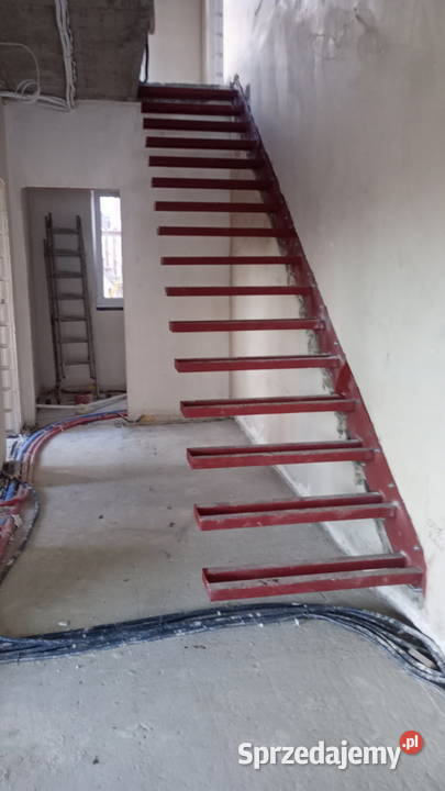 Schody wspornikowe wiszące półkowe konstrukcja Warszawa sprzedam