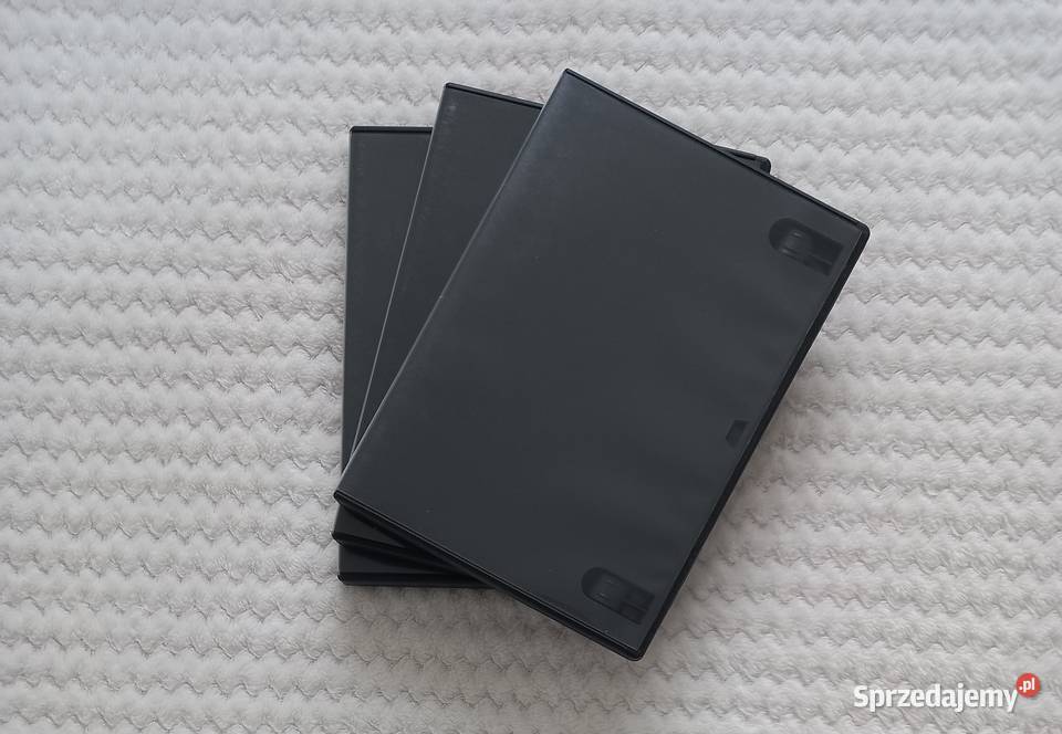 Pudełka DVD czarne 25 sztuk Filmy Kraków