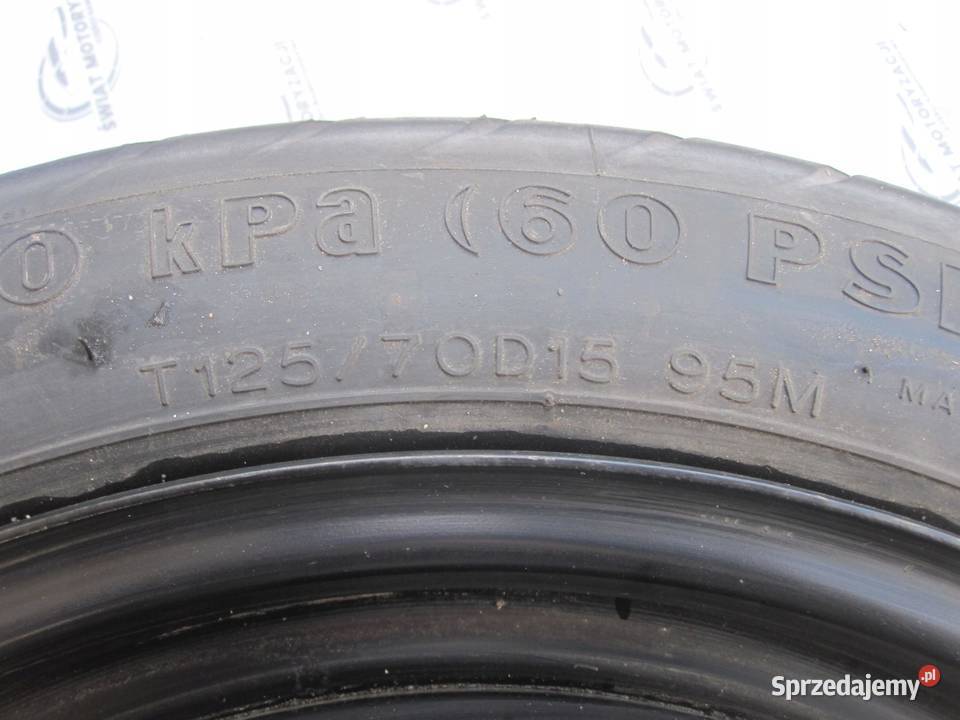 NISSAN koło dojazdowe 1257015 95M 4x100 ET39