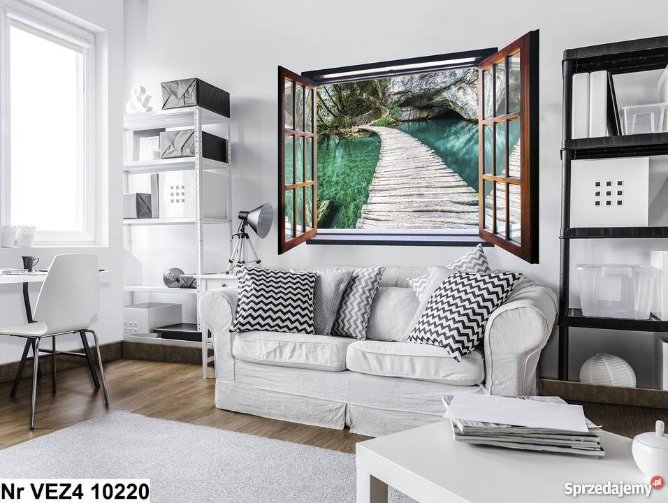 Tapeta fototapeta Natura i widik woda kładka Leszno