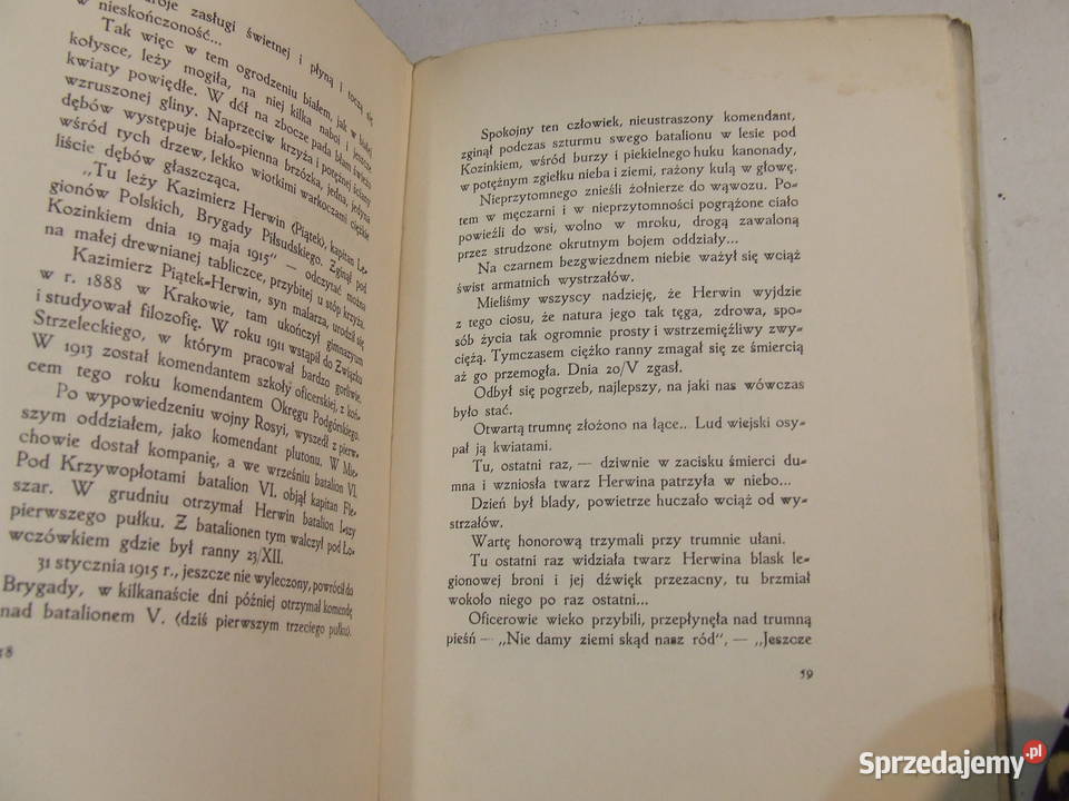 Bitwa pod Konarami KadenBandrowski 1915 stara sprzedam